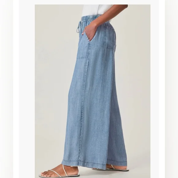 Nordstroms | Women's Angie Indigo Palazzo Pants By Splendid - Size 2XL - Picture 3 of 6